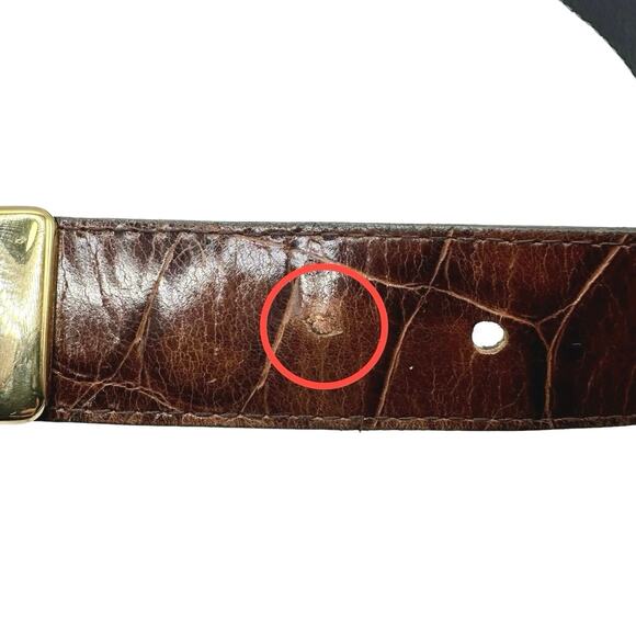 Avignon | Women | Mixed Media Metal Leather Calf Hair Leopard Print Belt | Large - Picture 8 of 9